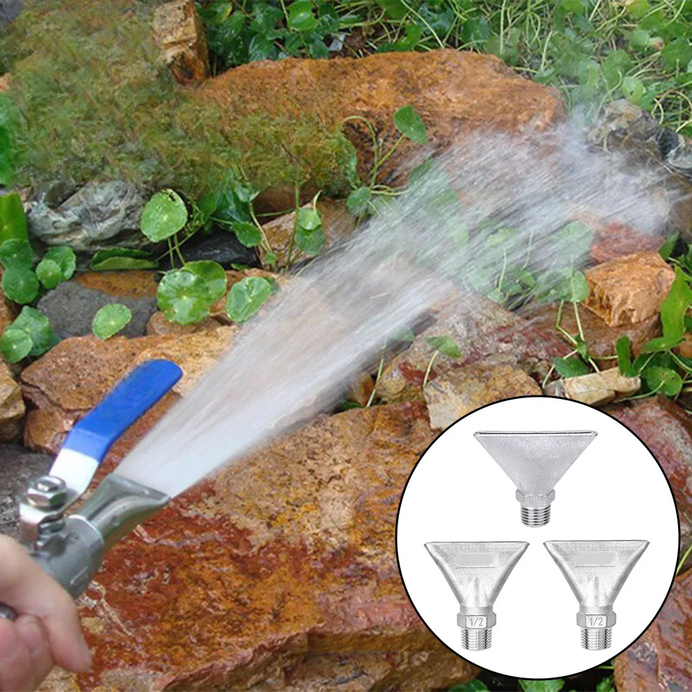 High-Temperature Resistant Stainless Steel Duckbill Nozzle For Efficient Flat Spray Head Gardening Tools Replacement Parts