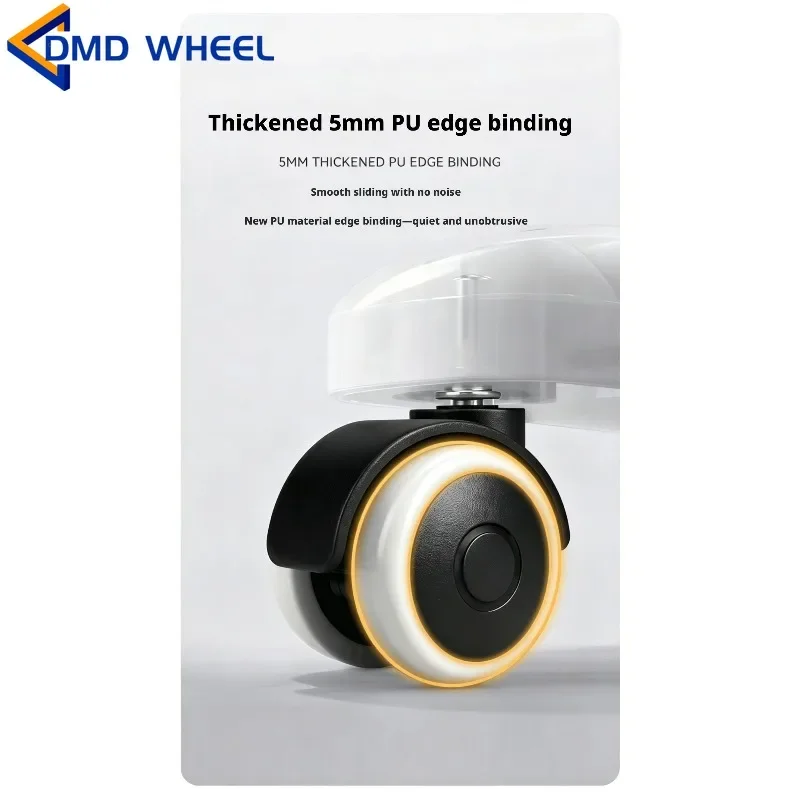 5 Pcs 2 Inch Casters Nursing Bed Office Chair