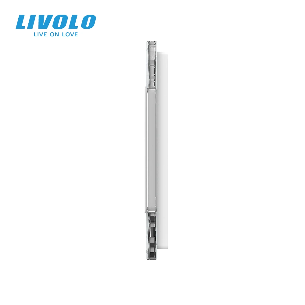 Imagem -04 - Livolo-painel Interruptor Vidro Cristal Cores Tomada Painel de Vidro Quíntuplo Luxo ue C75sr11 364 mm 80 mm Novo