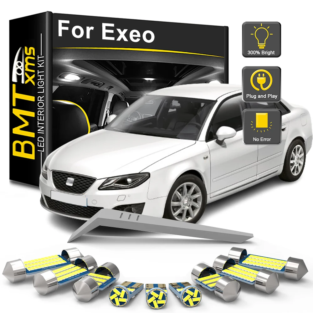 

BMTxms 8/14/22 шт. Canbus светодиодный внутренний купольный светильник с картой, комплект для Seat Exeo ST 3R 3R2 3R5 2008-2010 2011 2012 2013 2014 аксессуары