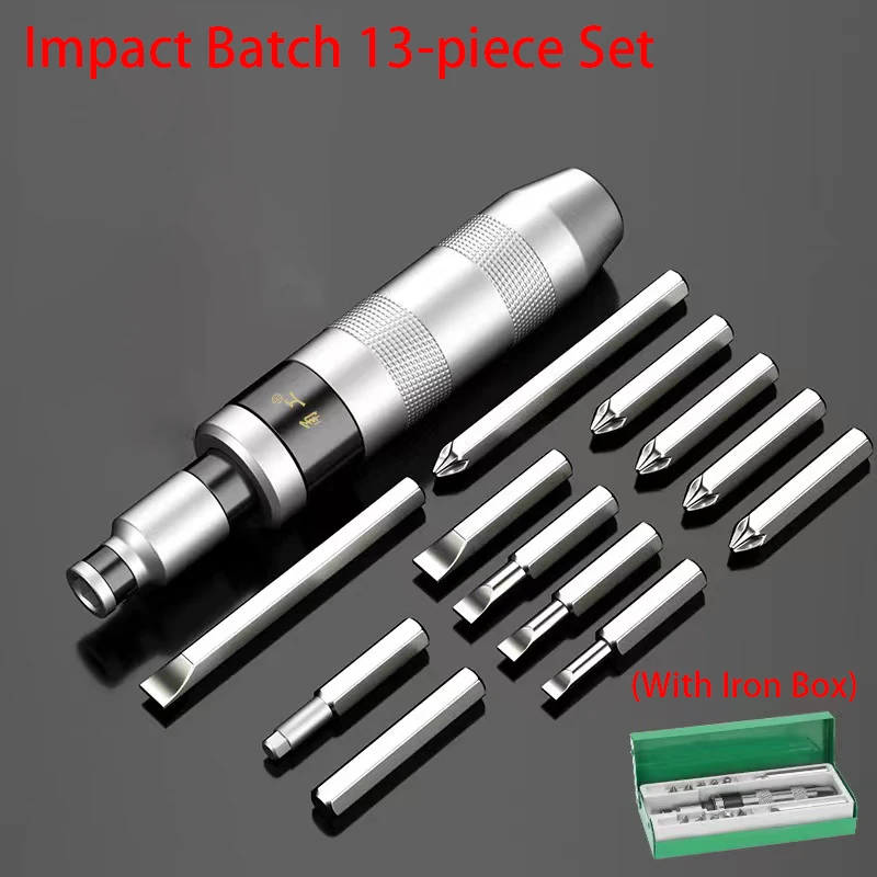 12 PCS Impact Screwdriver Hand Manual Reversible Impact Driver Set Durable Remove Disengage Rusted Fasteners Or Frozen Bolts