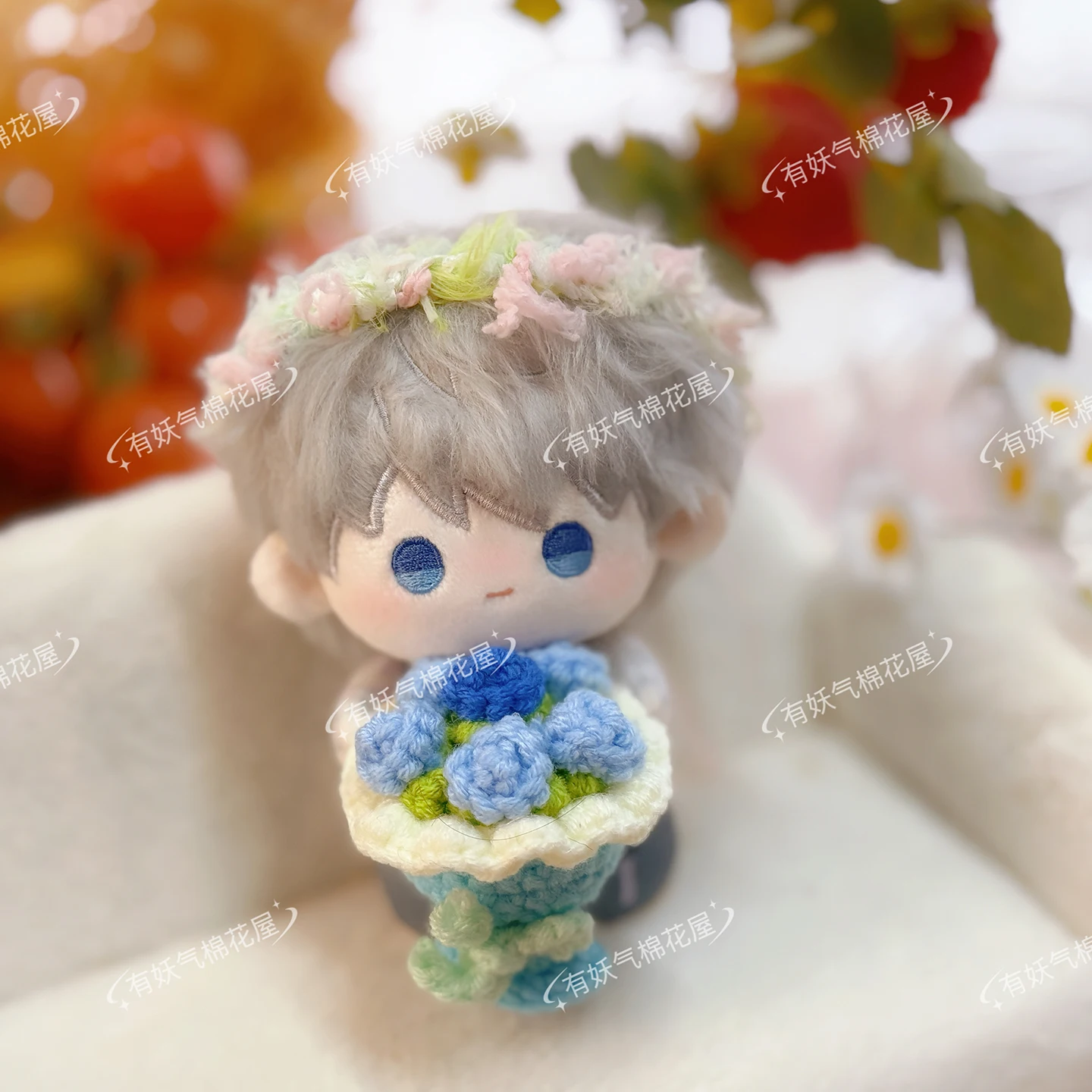 Original Love And Deep Space Handmade Rafayel Xavier Zayne Sylus Caleb Plush Pendant 10cm Cotton Dolls Girl Birthday Gifts