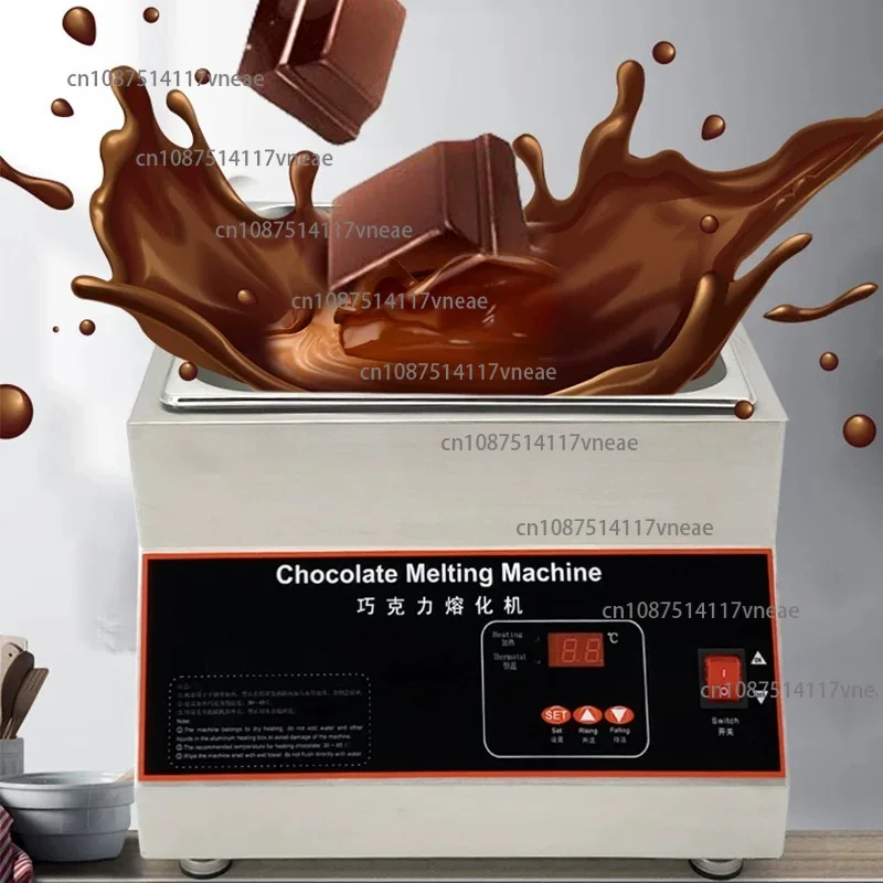 Hot Sale Electric Chocolate Tempering Pot Sauce Food Melting Machine Commercial Chocolate Warmer Stainless Steel 220V-240V