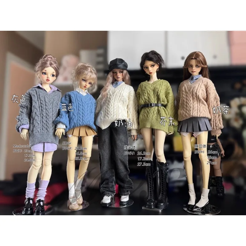 BJD New Casual Sweater 1/3 SDgr SD16 DD IP EID Doll Clothes Accessories CWB357