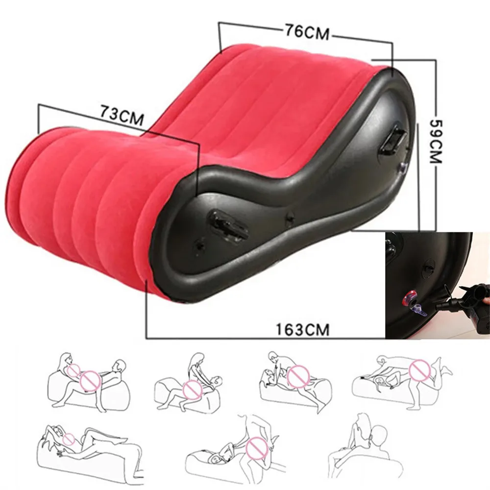 Couple Games Inflatable Sex Sofa Bed Chaise Living Room Furniture Tantra Sofa Electric Air Pump Rocking Seat Bdsm Toy Love Chair