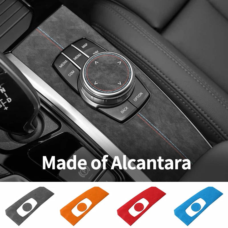 

For BMW X3 G01 G08 X4 G02 (2018-2021) Car Multimedia Panel With Button Cover Trim Sticker Interior Accessories Made of Alcantara