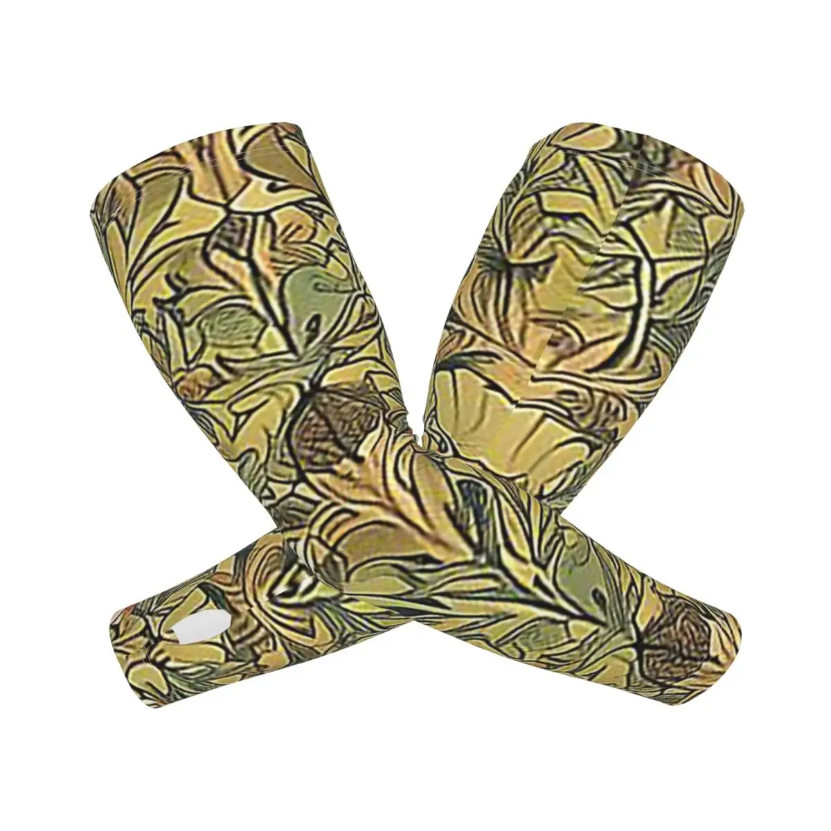 William Morris Bullerswood уличные рукава для защиты от солнца и ультрафиолета, летние рукава из ледяного шелка для езды на велосипеде с татуировкой