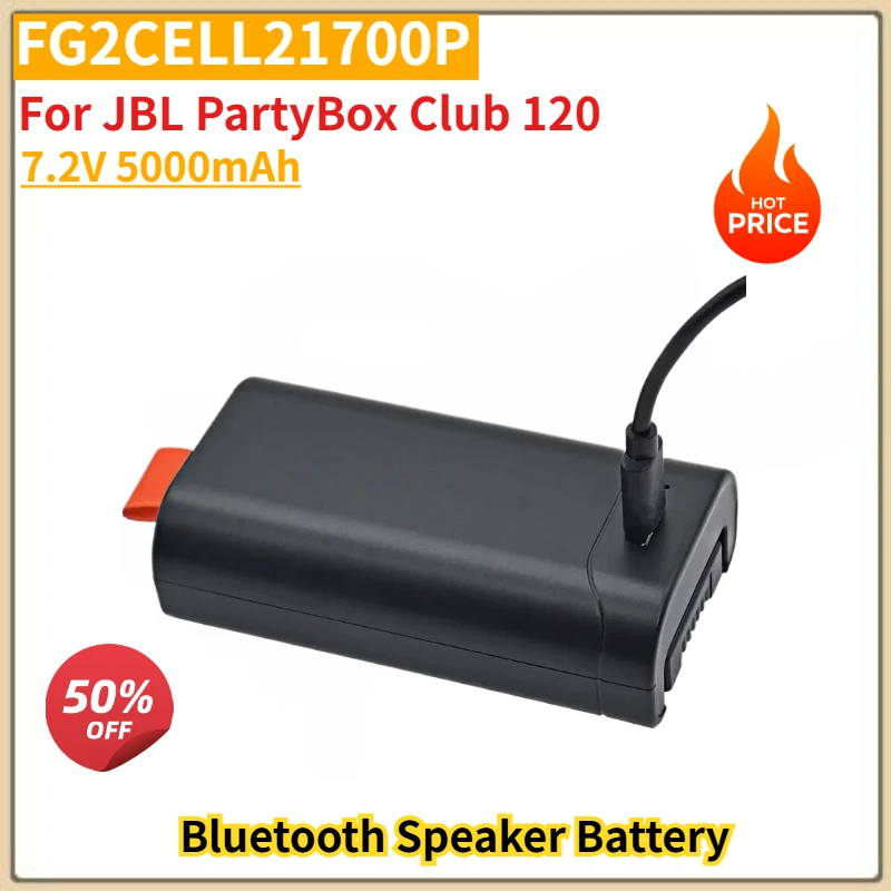 

FG2CELL21700P High Quality Bluetooth Speaker Battery 7.2V 5000mAh with Type-C for JBL PartyBox Club 120 Brand New