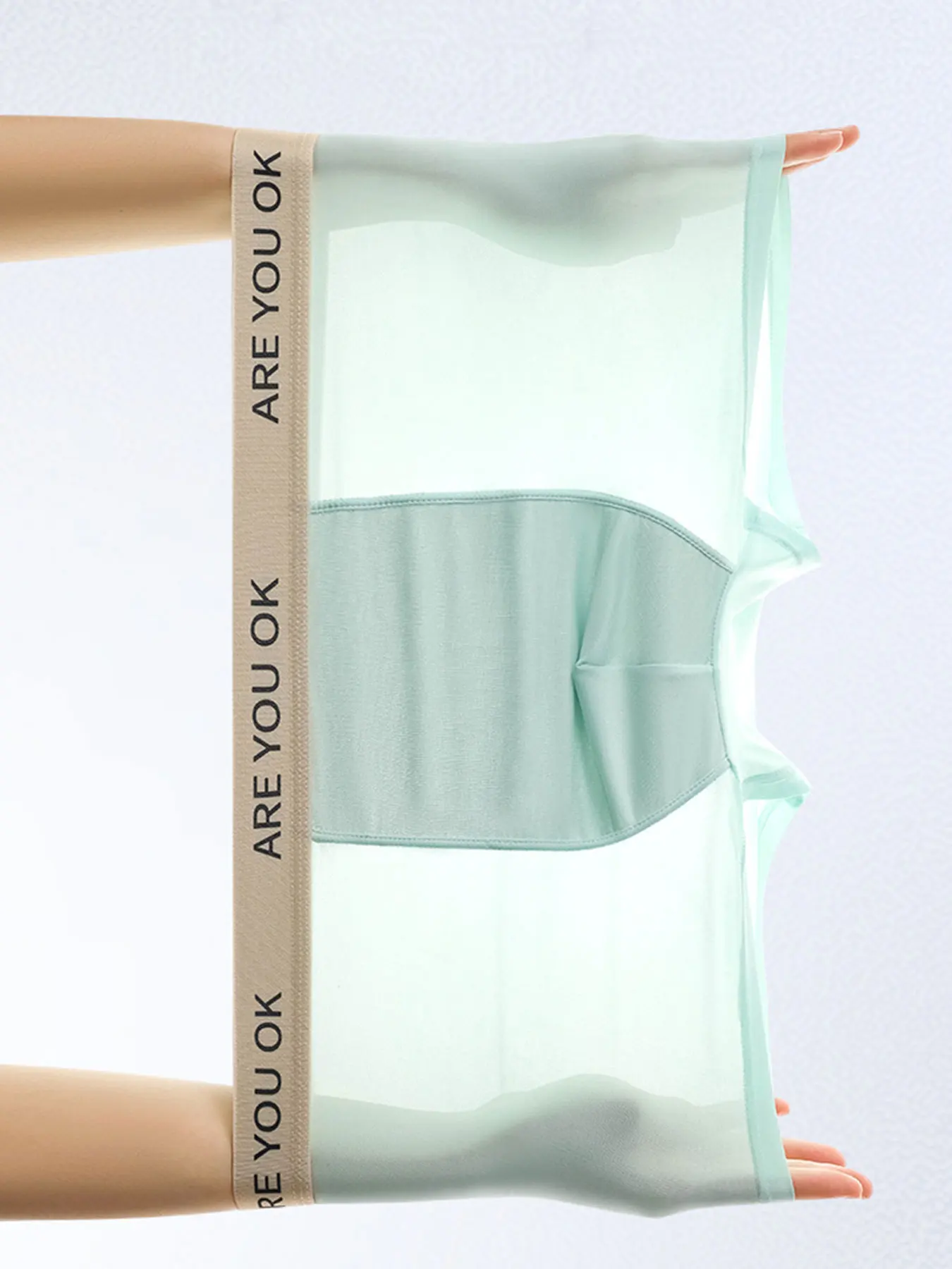 メンズアイスシルク下着5枚セット「ベアフィーリング」体験、自由に動けるコンパニオン