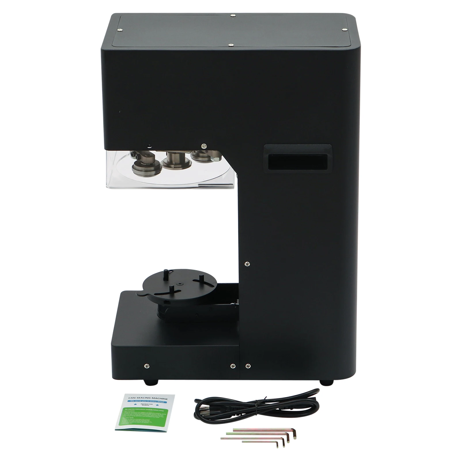 Black Commercial Soda Can Sealer Automatic Can Sealer Machine Steel Can Sealer Machine with Touch Screen