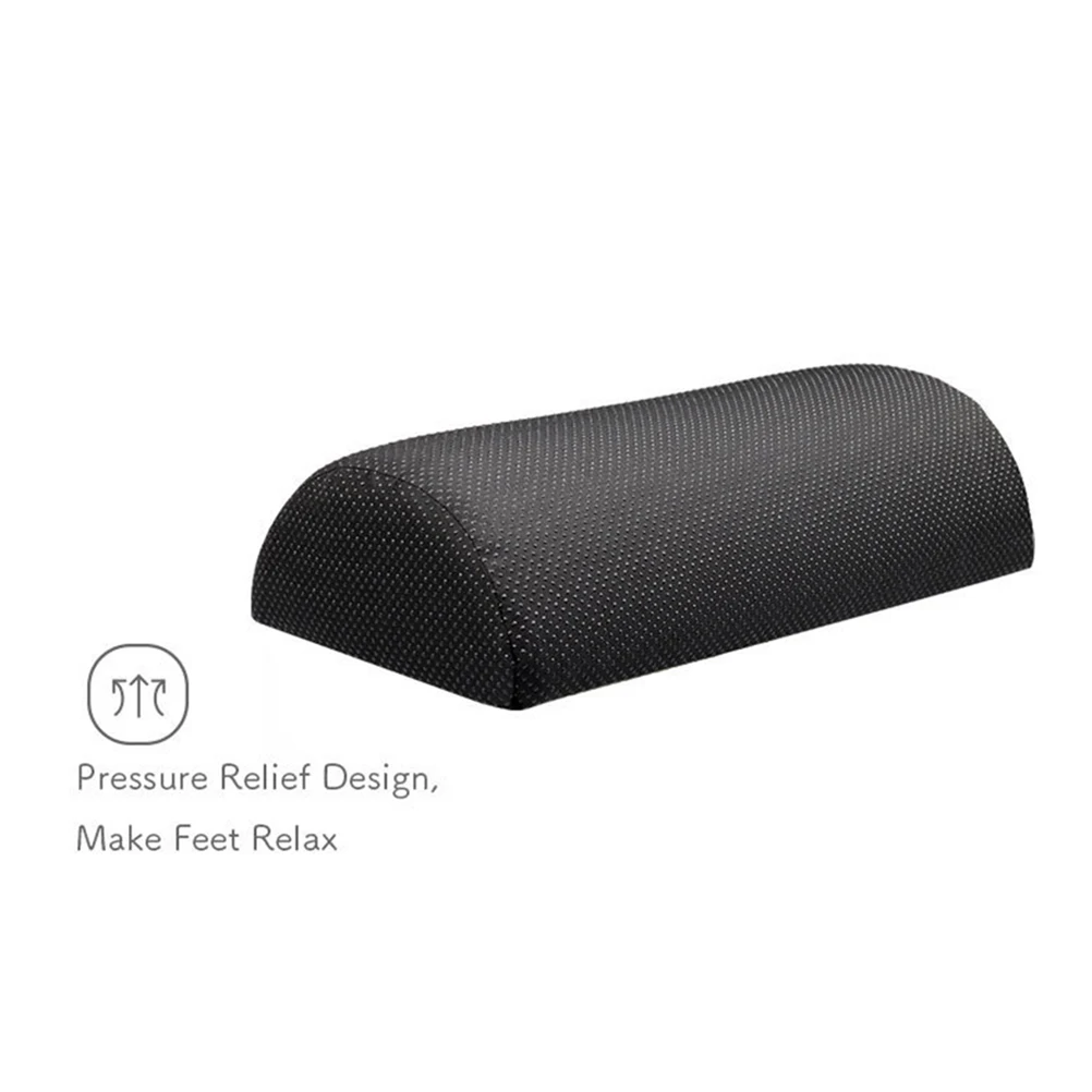 

Подушка для ног Офисный коврик для перерыва Полуцилиндрическая подушка для ног для облегчения боли в спине и предотвращения спазмов на ногах Эргономичный дизайн Легко