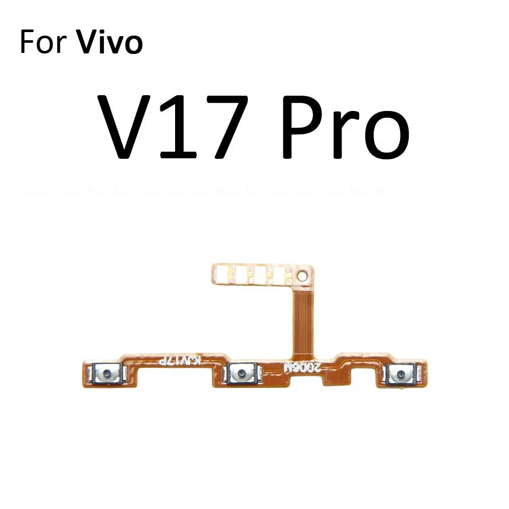 전원 켜기 끄기 키 음소거 볼륨 버튼 리본 플렉스 케이블, Vivo V19 V17 Neo V15 V11i V11 Pro 교체 부품용