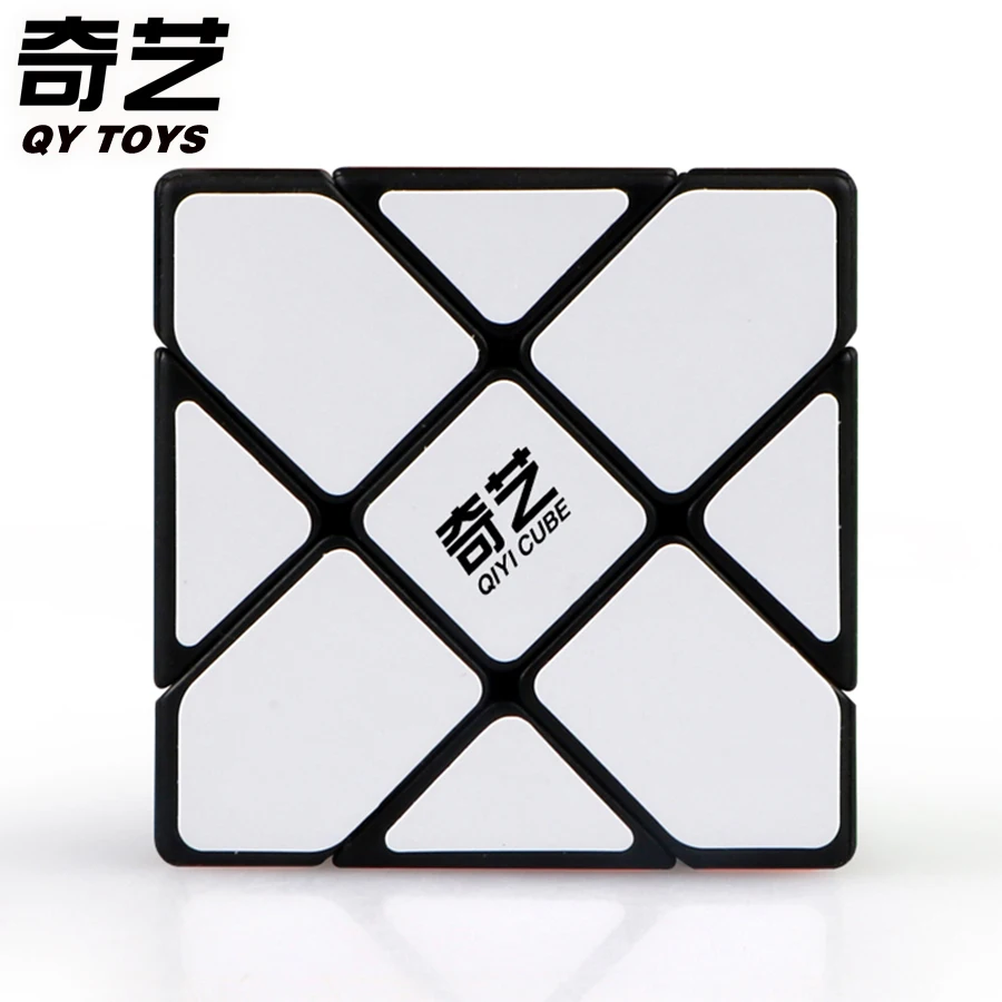 

QiYi YiLeng Magic Cube Fisher Puzzle Cubo Magico Tile 3x3 Skew Stickers Stickerless Professional Educational Toy Game Smart 큐브