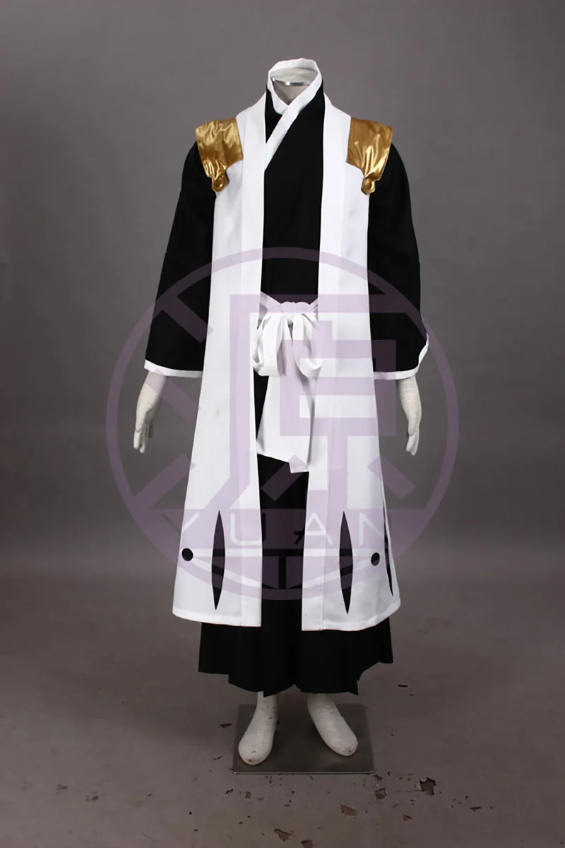 

Anime Bleach Gotei 13 The 7th Division Komamura Sajin 2 Generation Cosplay Costume Kimono Halloween Carnival Party Suit