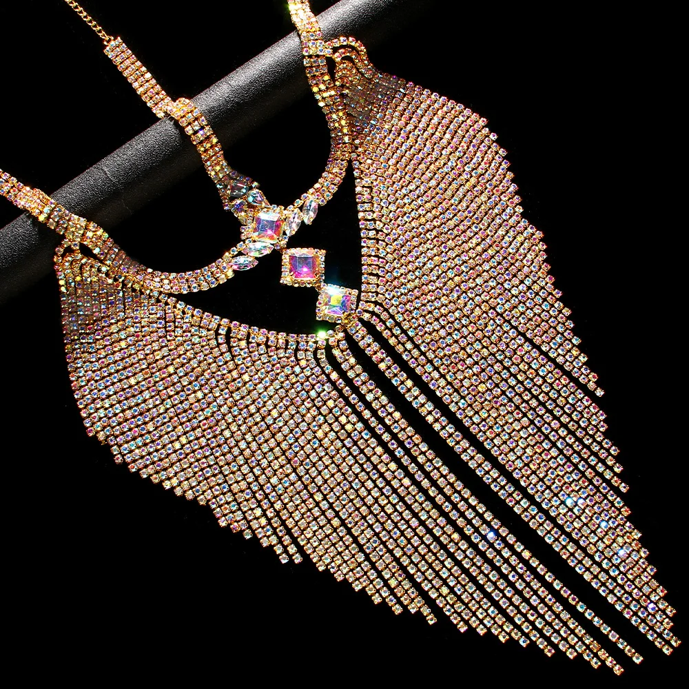 Masque voile à pampilles pour femmes, chaîne en strass, couvre-chef, mascarade, accessoire de Costume de fête de danse, rideau de visage Sexy, bijoux