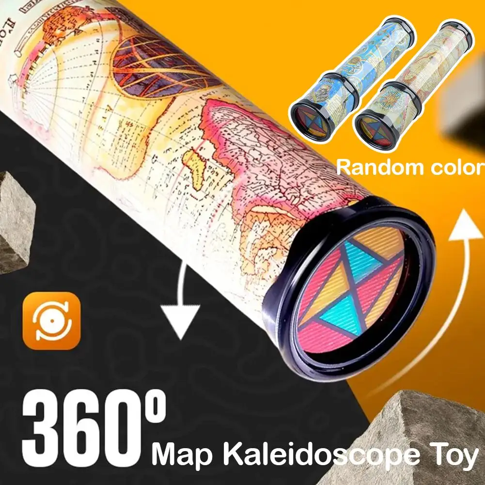Scalable Rotation Kaleidoscope 21cm Magic Changeful Adjustable Fancy Colored World Toy For Children Kids Classic Educational Toy