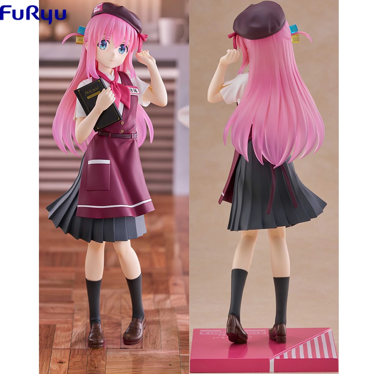

In-Stock FuRyu BOCCHI THE ROCK!: Gotoh Hitori Cafe style Anime Figure Original Collectible Model Toy
