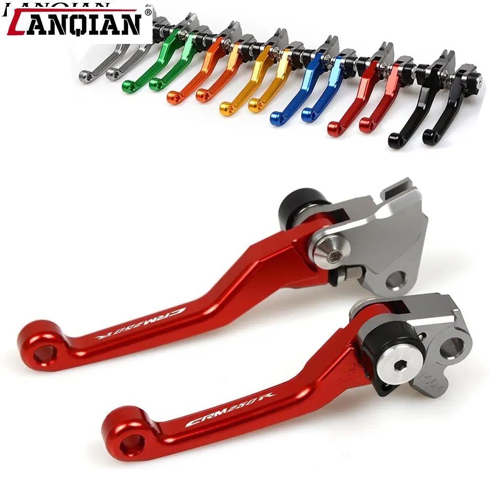 

For Honda CRM250R CRM 250R 250 R 1994 1995 1996 1997 1998 Dirt Bike Brake Clutch Levers Motorcycle Pivot Lever CNC Aluminum