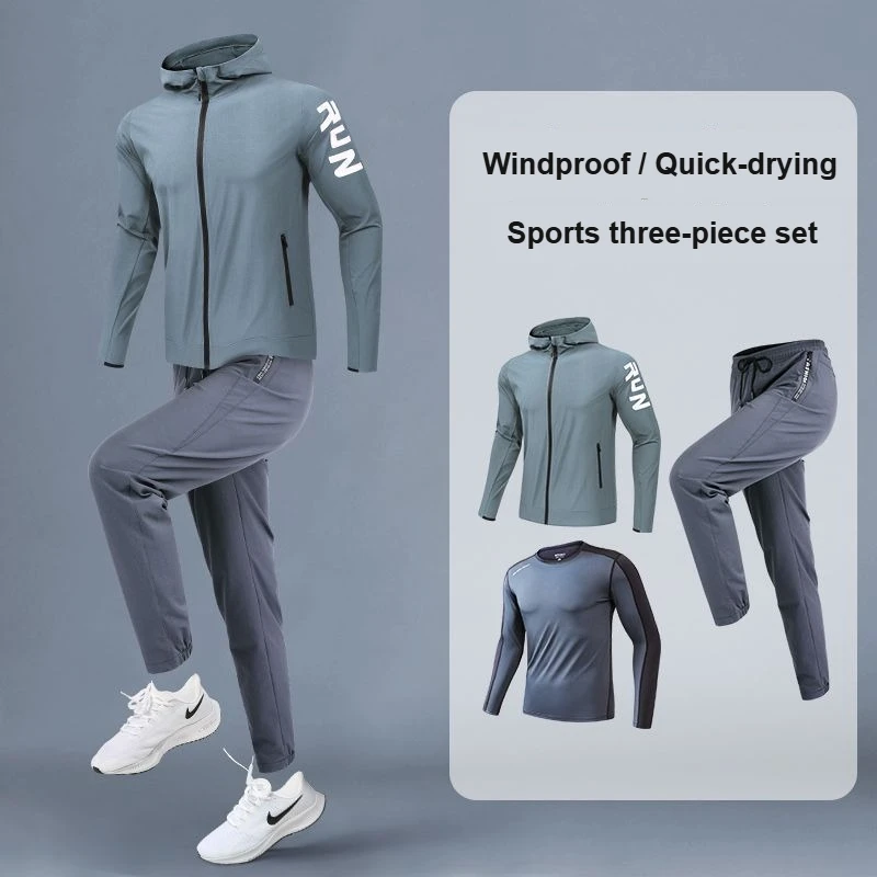 

Men's Sportswear Set: Perfect for Running, Cycling, Fitness Training & Gym Exercises - New in Men's Sets