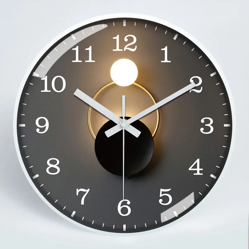 Luxury Large Gold Wall Clock Modern Nordic Creative Silent Clocks Wall Kitchen Pocket Watch Art Reloj De Pared Wall Decors W
