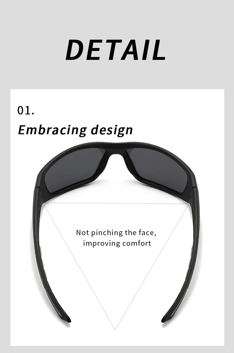 Okum Fashion Polarized Glasses UV400, anti UV, Glare, Strong Light, Suitable for Cycling, Driving
