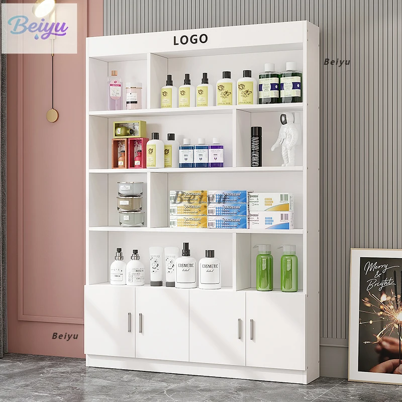 

Cosmetics Display Cabinet Beauty Salon Product Cabinet Beauty Shelf Display Shelf Haircut Sample Display Store Container