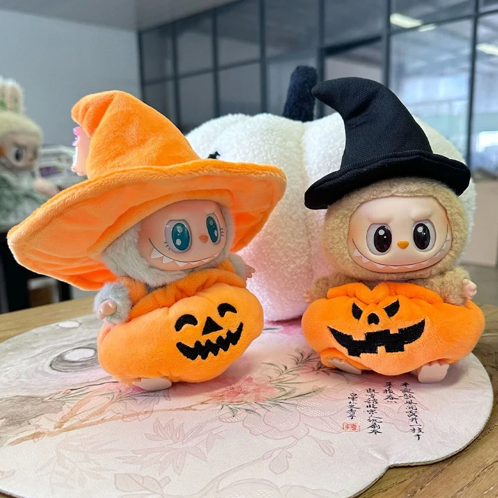 ミニチュアハロウィンパンプキンコスチューム、帽子付き、17cmラブラブドール用、キュートなDIYドール服、素敵な衣装、女の子の友達へのギフト