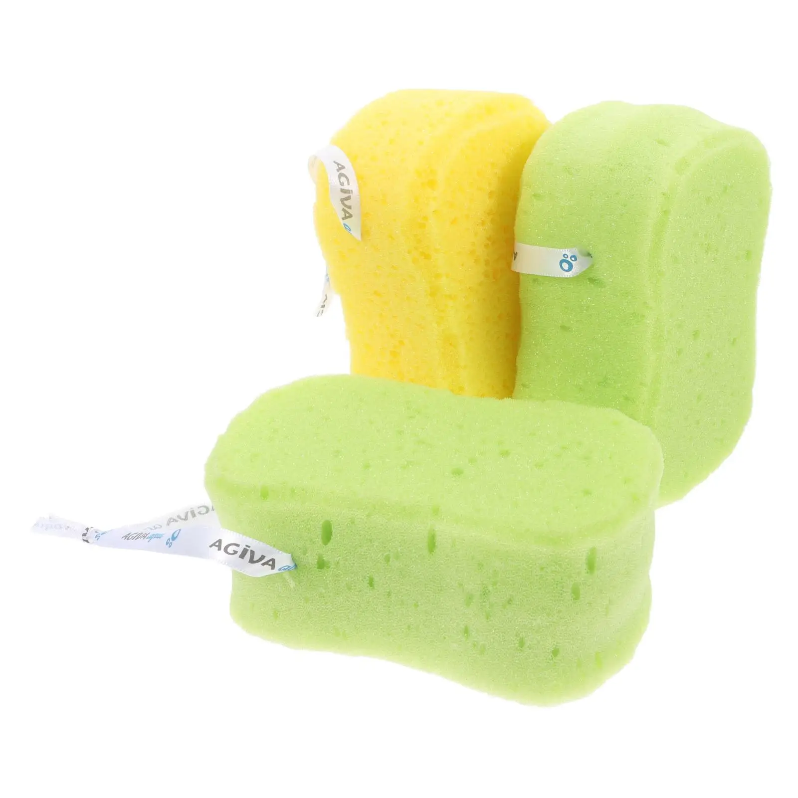 

3 Pcs Bathing Ball Thick Massage Sponge Rich Foam Cleaner Shower Sponge Soft Skin Scrubber Bathroom Supply