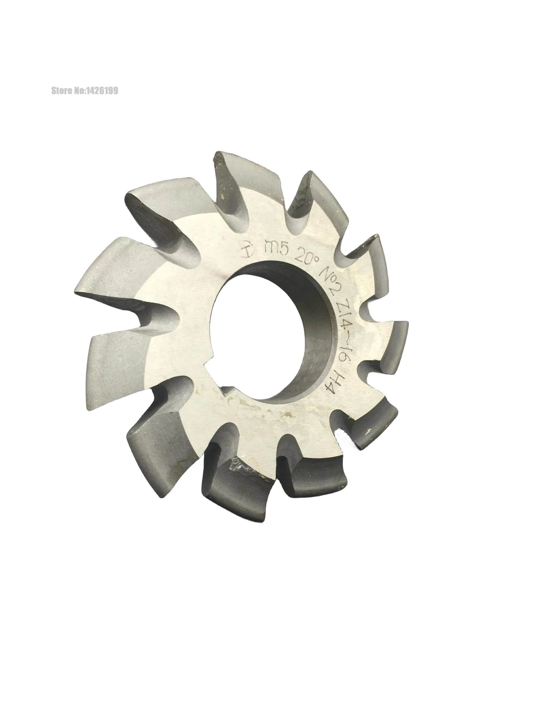 Fresa per ingranaggi CNC Disco cilindrico in acciaio ad alta velocità Angolo di pressione di 20 gradi per moduli 1 1.5 2 2.5 3 4 5 6 8 10 Lunga durata