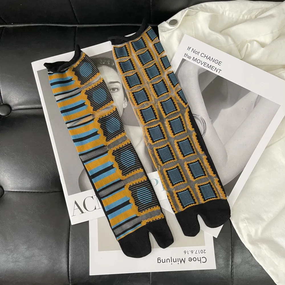 Sommer Ultra-Dünne Kristall Seide Sheer Rüschen Tabi Socken Japanische Frauen Zehensocken Literarische Persönlichkeit Weibliche Zehensocken – Detail 13