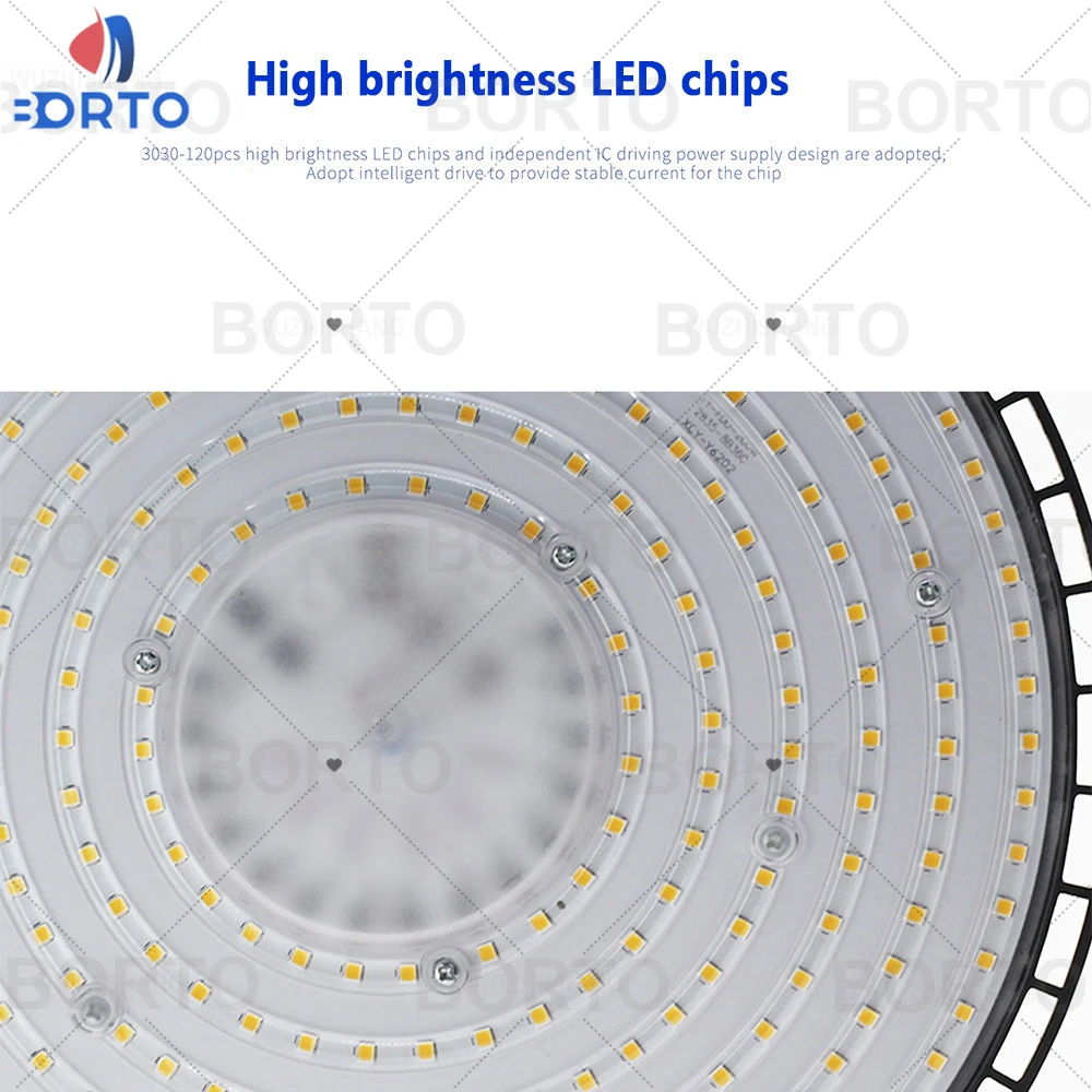 Imagem -03 - Ufo Disco Voador ue au Eua Plug Luz Oficina Lustre Iluminação Teto Fábrica Armazém Led 165v265v 100w 150w 200w