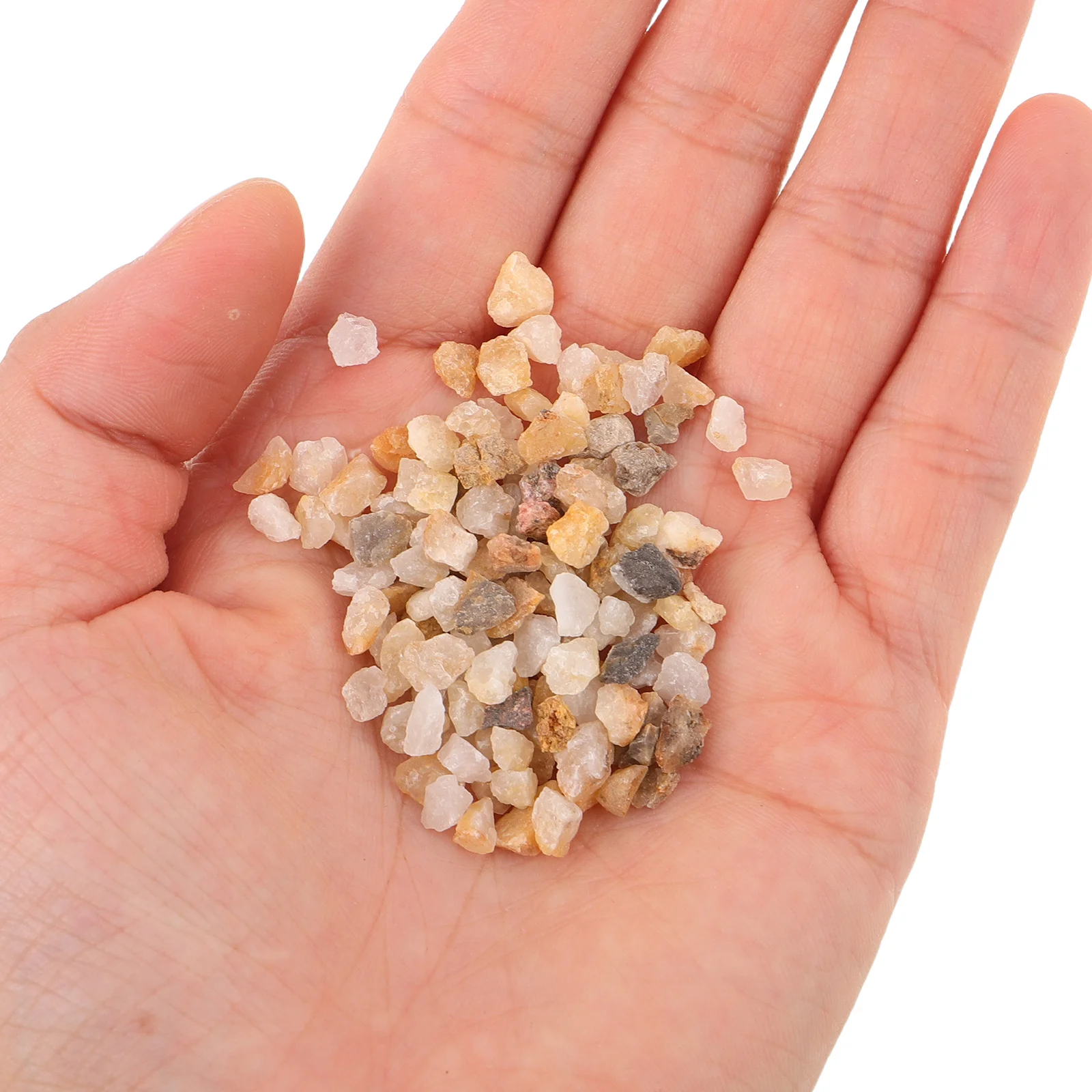 

Mini Aquarium Gravel Stones 500G Natural Landscape Sand Stone Fish Tank Decorative Gravel Landscaping Rocks for Fish Tanks