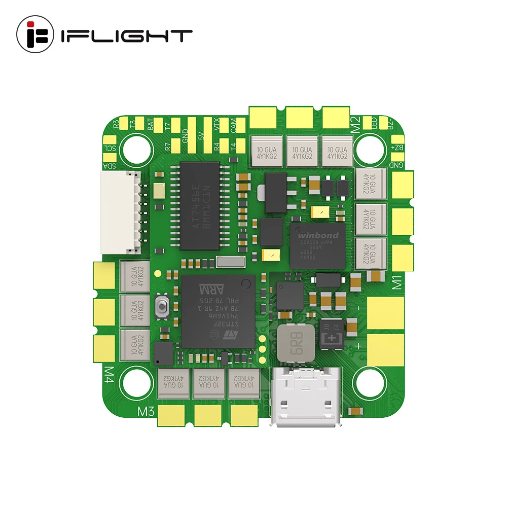 iFlight BLITZ Whoop F7 AIO Flight Controller 2-6S 55A ESC with 25.5*25.5mm Mounting pattern for RC FPV Drone