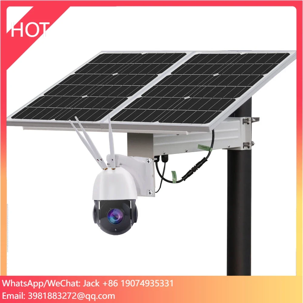 

TecDeft Outdoor Solar 4G SIM Camera Lens Tracking PIR PTZ 4G Solar Camera