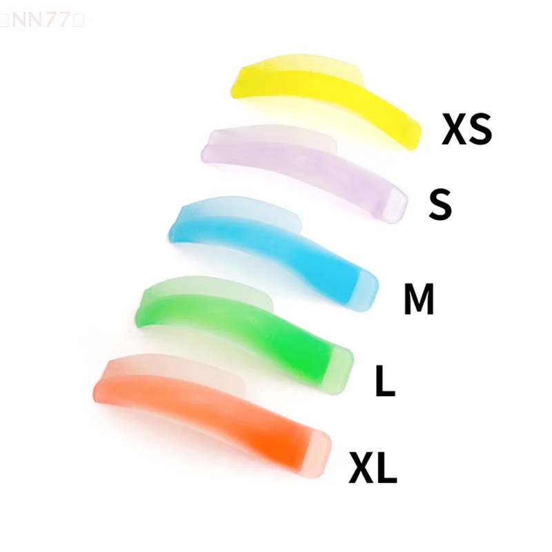 5คู่Lash Liftแผ่นซิลิโคนหลายสีReusable Under Eye Lashขนาดที่แตกต่างกันEye Lash Extension Eyelash