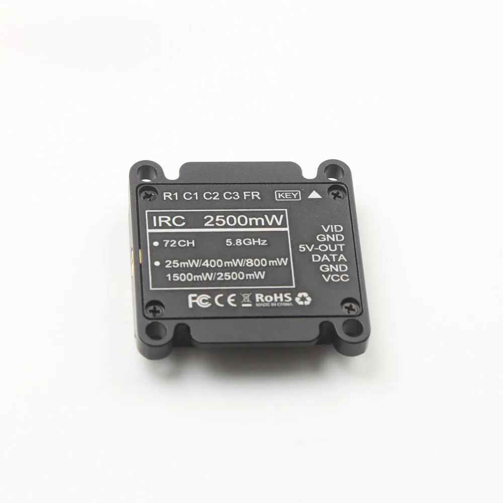 YSIDO 5.8G 2.5W 72CH MMCX PIT/25mW/400mW/800mW/1500mW/2500mW FPV Transmitter for APEX Mark4 V2 XL7 RC Drone Long Range Airplane