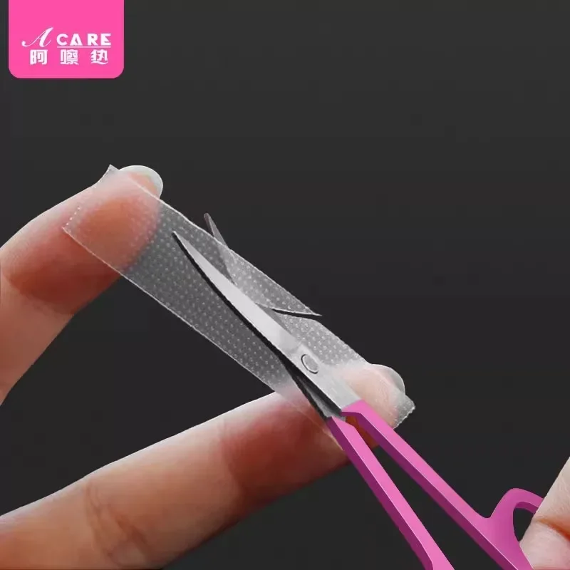 أداة قص الحواجب A1P39-مقص صغير ماكياج الفولاذ المقاوم للصدأ أداة تشذيب الكوع الحاجب كاذبة رمش أداة الرجال والنساء