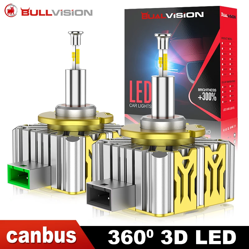 

1000W D3S D1S LED Headlight D2S D4S D8S White 6000K Canbus No Error 9488 CSP Turbo Fan Car Bulbs D1R D3R D2R D4R LED Car Light