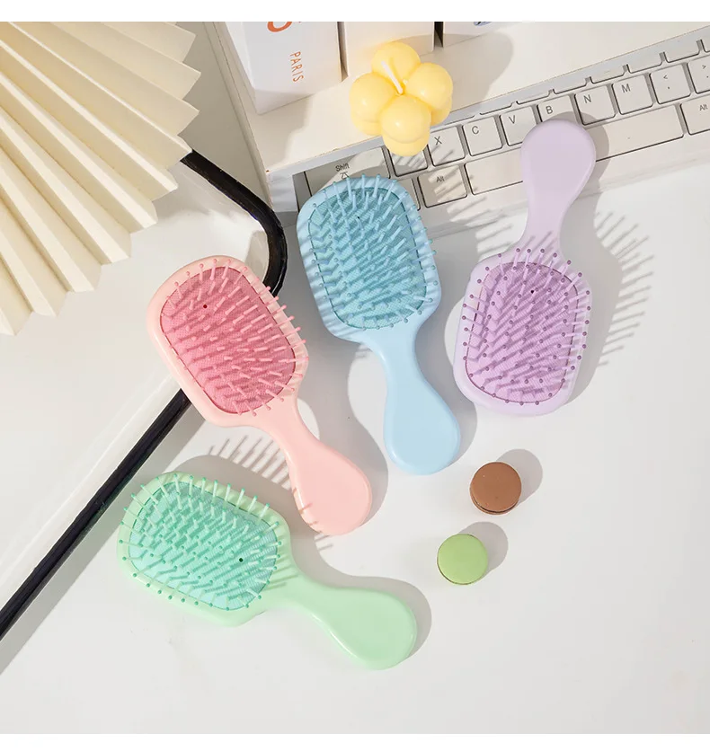 1pcs Mini Portable Massage Cute Cartoon Air Cushion Anti Screw Hair Brush Comb Hair Styling Tool Special for Real Hair Wigs