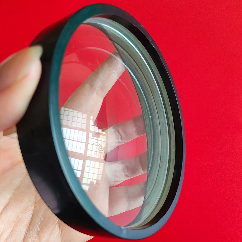 Diameter 100mm Focal Length -300mm Optical Double Concave Glass Lens Scaling Mirror Physical Optics Experiment