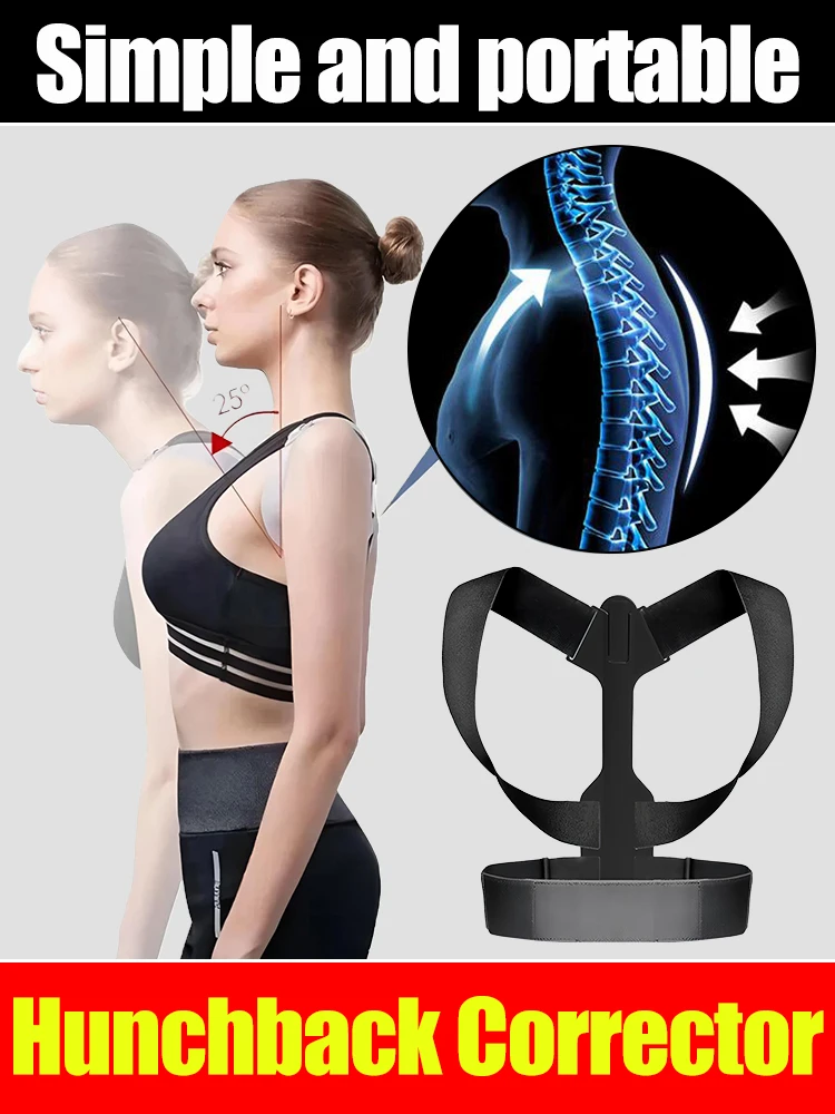 

Lightweight Back Support Posture Corrector Belt - Improves Sitting and Standing Posture