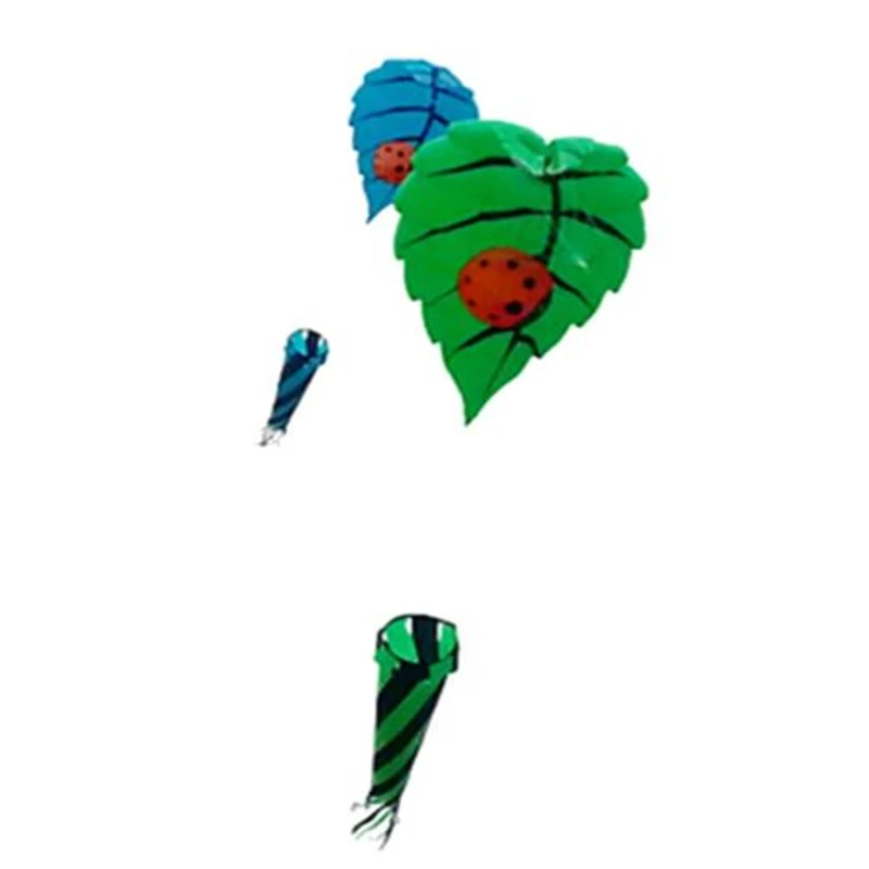 Grandes feuilles cerf-volant volant en plein air doux cerf-volant en tissu nylon pendentif coupe-vent cerf-volant géant doux professionnel spectacle cerf-volant linha pipa amusant