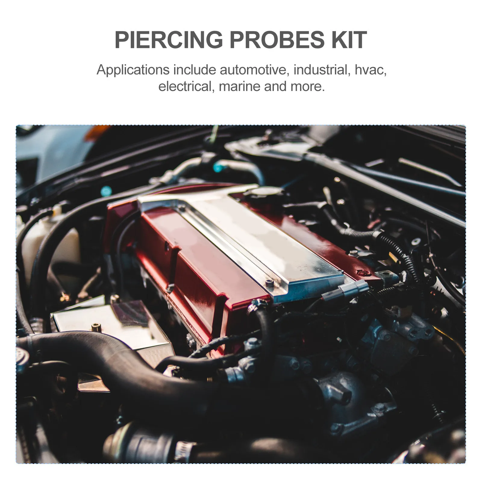 Insulation Wire Piercing Probes Non-Destructive Testing For Automotive Sensors Repair Tools Test Lead Kit Accessories