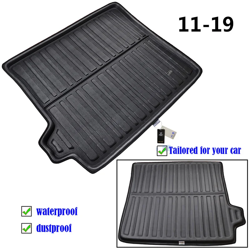 Car Rear Trunk Liner Cargo Boot Mat Floor Tray Protector Carpet For Jeep Grand Cherokee WK2 2011 2012 2013 2014 2015 2016 - 2019