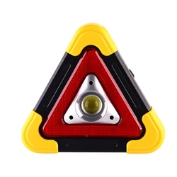 Triangle Warning Sign Triangle Car LED Work light Road Safety Emergency Breakdown Alarm lamp Portable Flashing light on hand