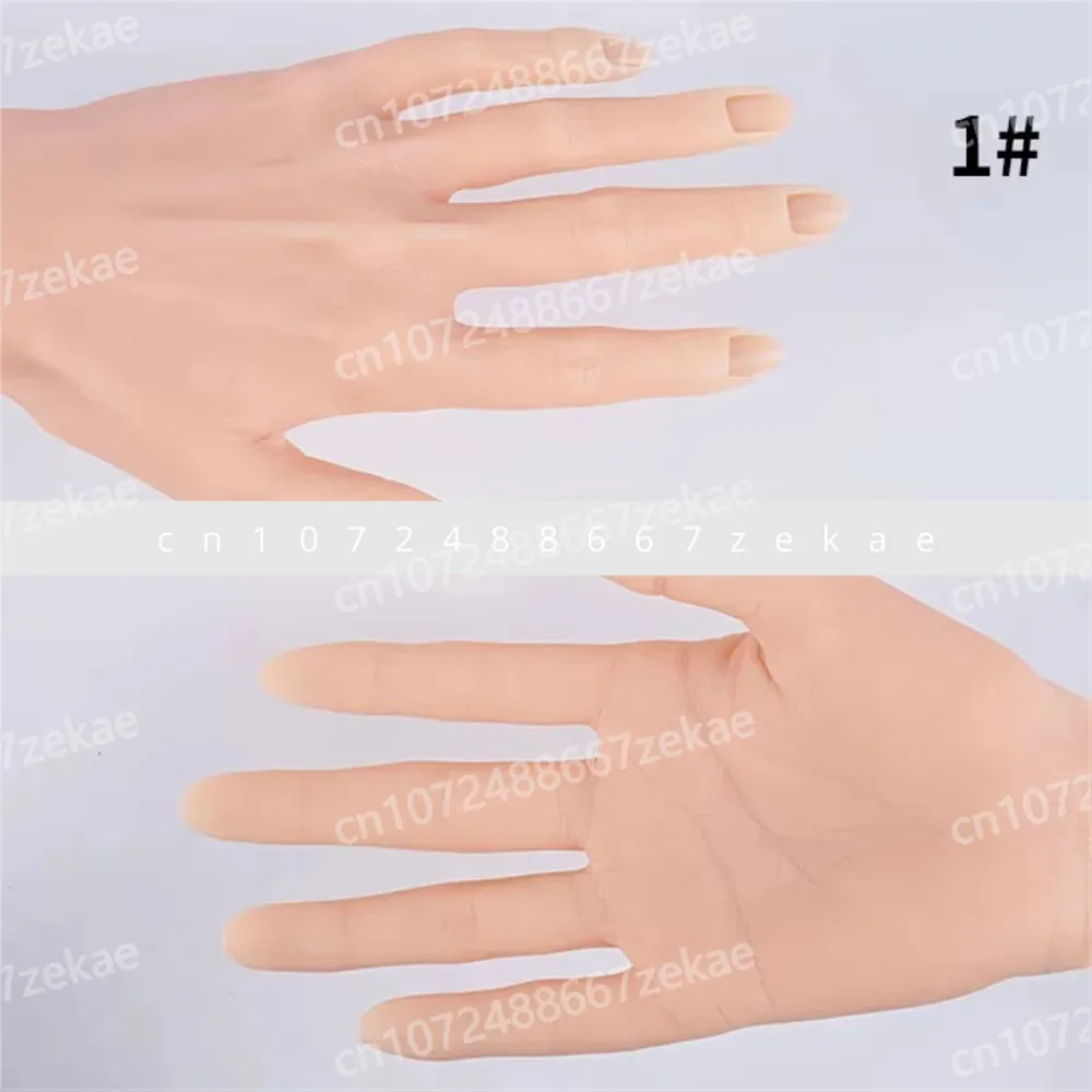 نموذج يدوي للتدريب على الأظافر من السيليكون الاحترافي #6