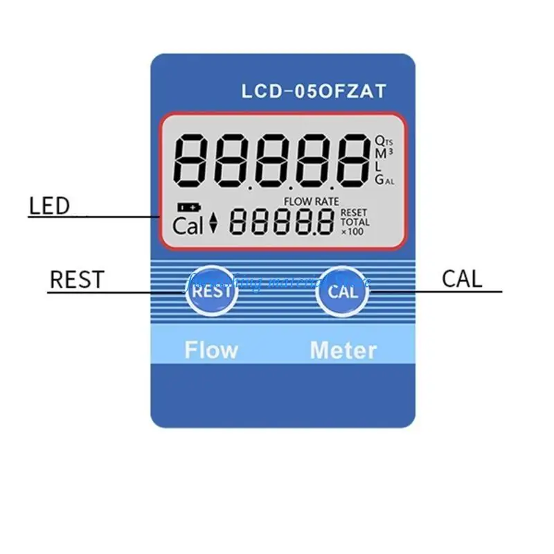 

Y5GD DN10 Hall Effect Sensors Water Oil Meter Measuring Instrument