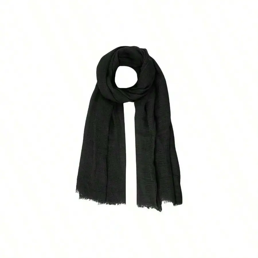 Women's Summer Cotton Linen Fringe Scarf Wrap