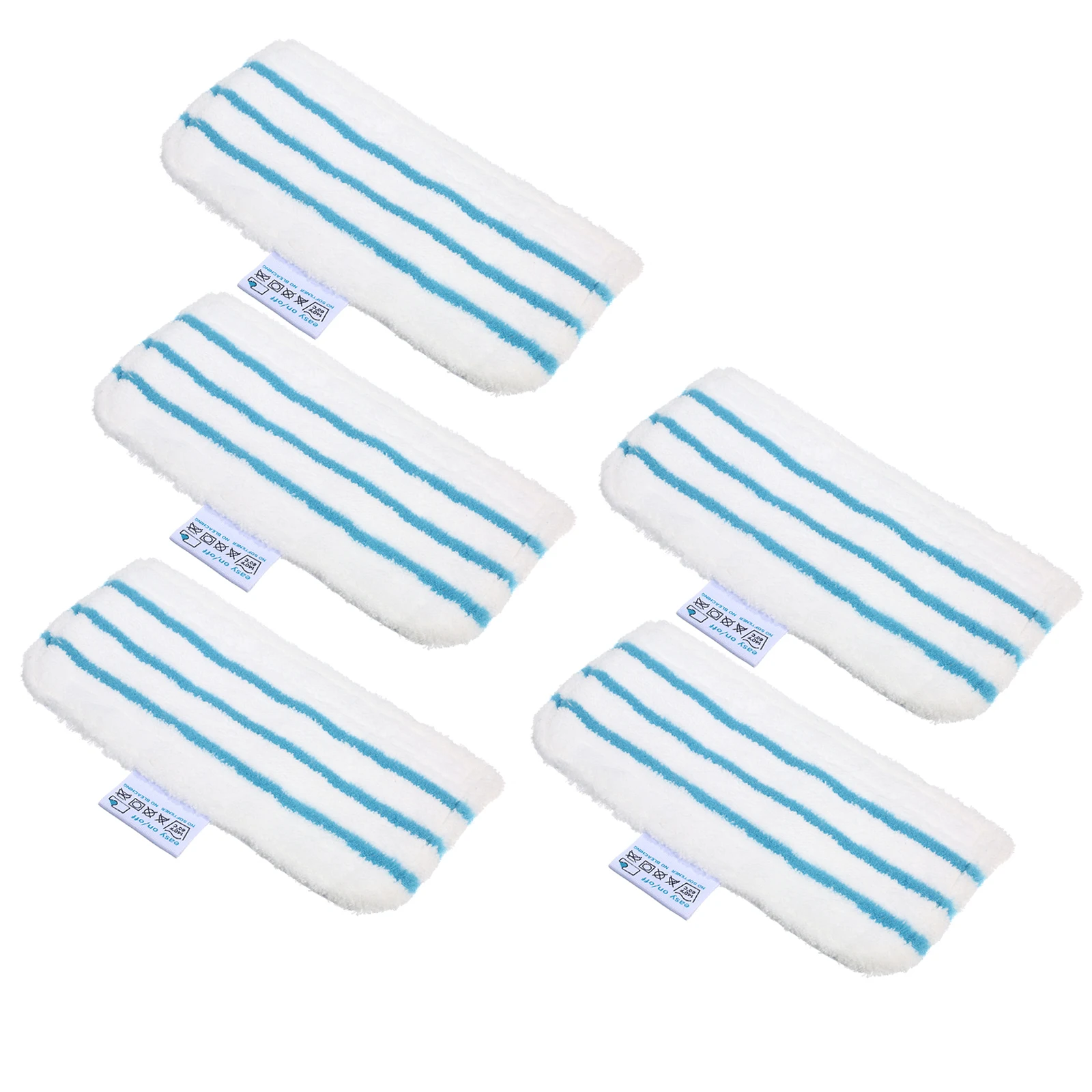 5 Pack Mop Pads Replacement for Black + Decker Steam Mop FSM1610/ FSM1630 Washable Mopping Pad Accessories