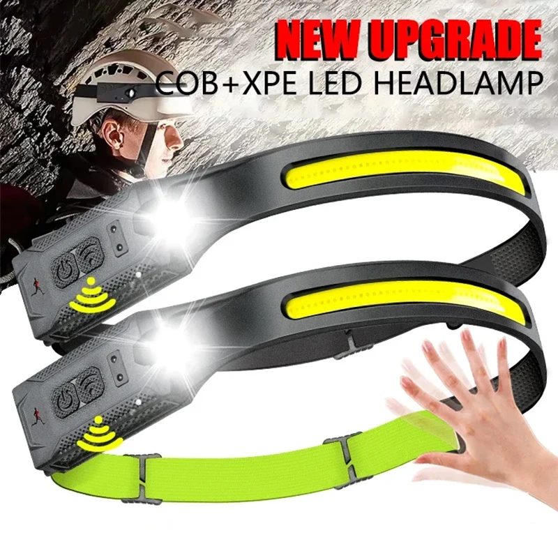 LED كشافات USB قابلة للشحن 3-وضع الإضاءة المصباح مصباح يدوي المدمج في بطارية تشغيل ضوء التخييم الشعلة مصباح الطوارئ